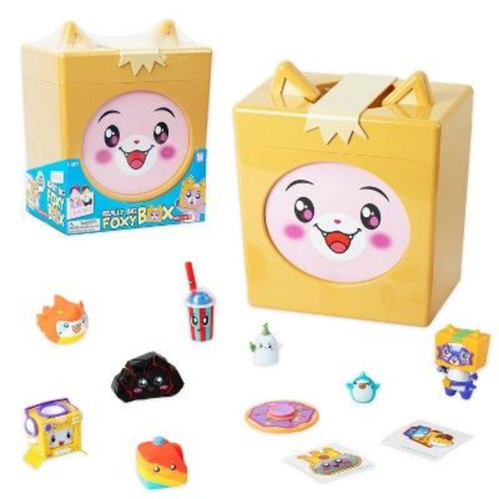 Open Box - LankyBox -  Really Big Foxy Mystery Box Set Yellow